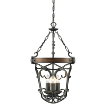  1821-3P BI - Madera 3-Light Pendant in Black Iron